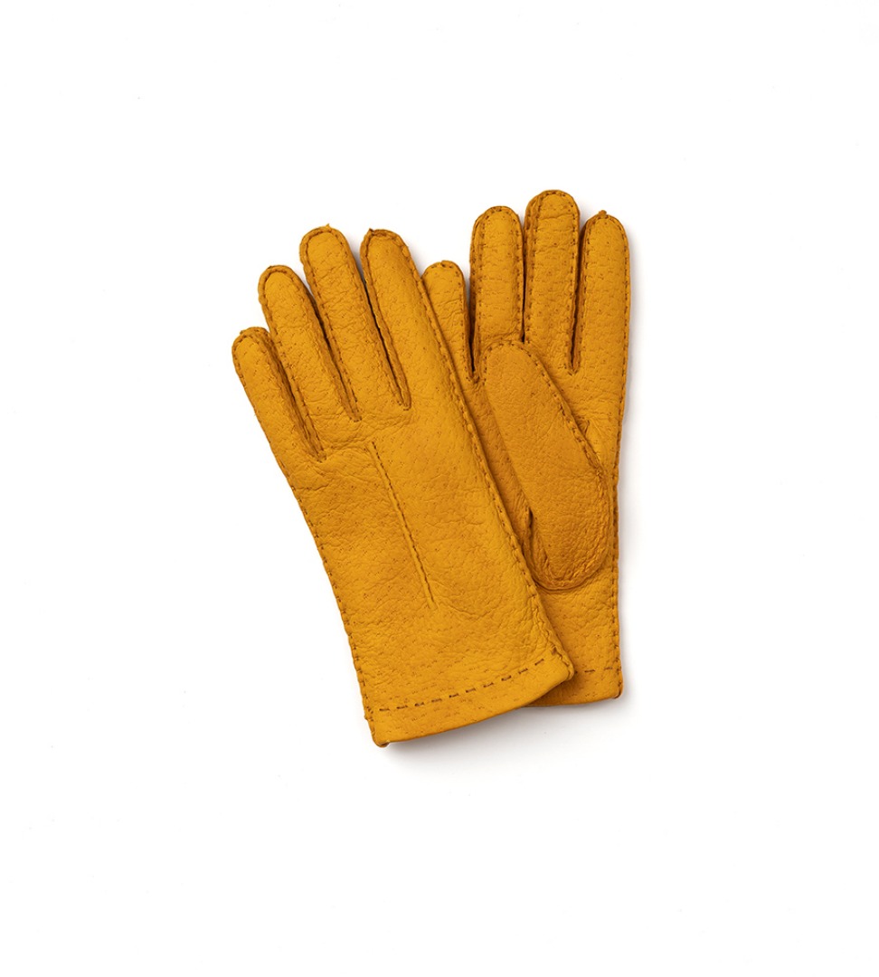 Omega glove - Peccary WoMan - Yellow