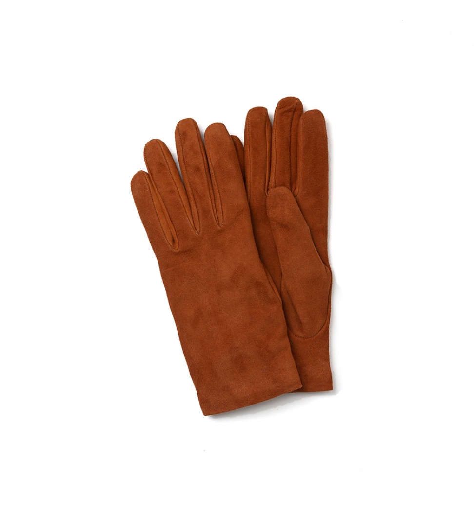 Omega glove - Nappa WoMan - Orange Brown Suede