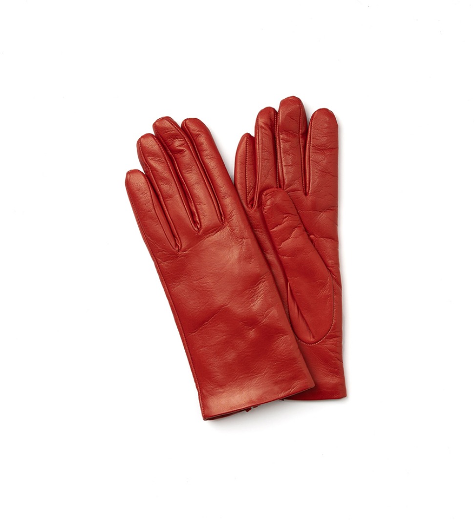 Omega glove - Nappa WoMan - Hermes Red