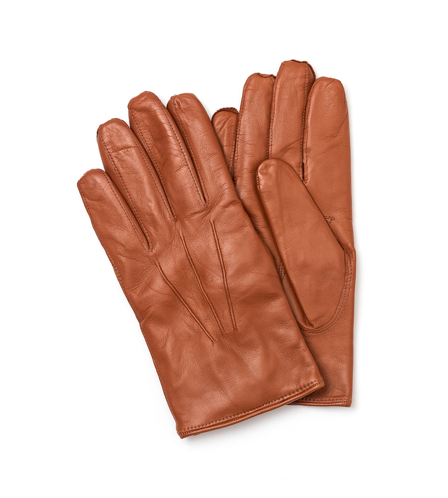 Omega glove - nappa cognac