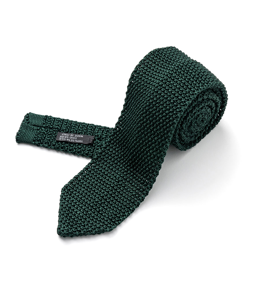 Knit tie (Green)